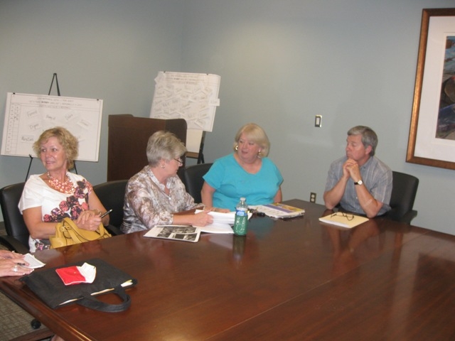 Reunion Meeting 5/11/2010 (L-R)Sharon, Kathy, Faye & Danny