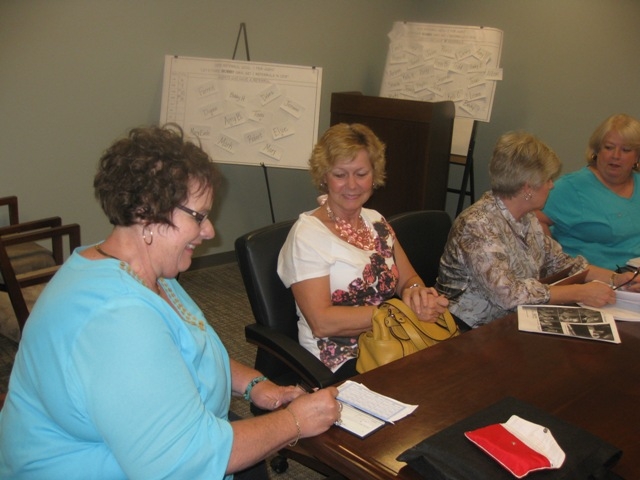 Reunion Meeting 5/11/2010 (L-R) Linda, Sharon, Kathy & Faye