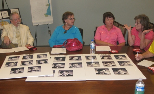 Last Reunion Meeting 6/8/2010 (L-R)Gary, Linda, Brenda & Joan